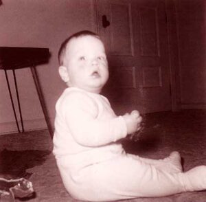 Future statesman. . .in a onesie!