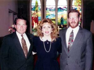 Terry, Vicki, and Dean at Dean's wedding