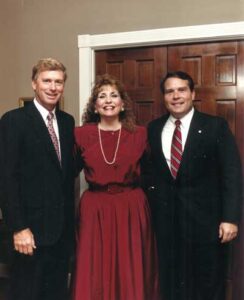 Dan Quayle, Vicki, and Terry